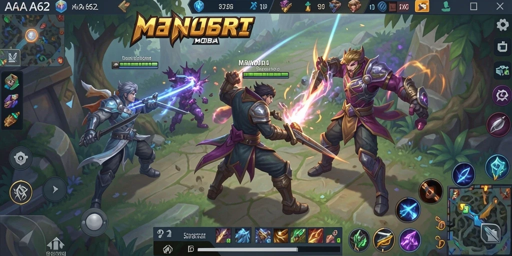 Gameplay seru dan strategi mendebarkan di AA62.