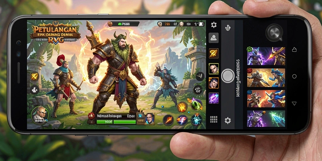 Tampilan gameplay RPG menarik di AP686.