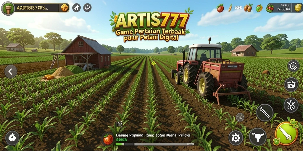 Tampilan gameplay <strong>ARTIS777</strong> yang menakjubkan dalam bertani digital.