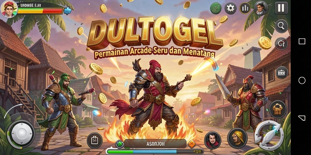 Tampilan gameplay DULTOGEL yang seru dan menantang dalam kategori Arcade.