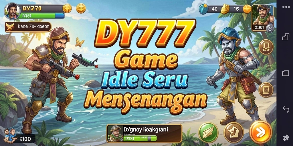 Tampilan gameplay DY777 yang menarik dan penuh warna.