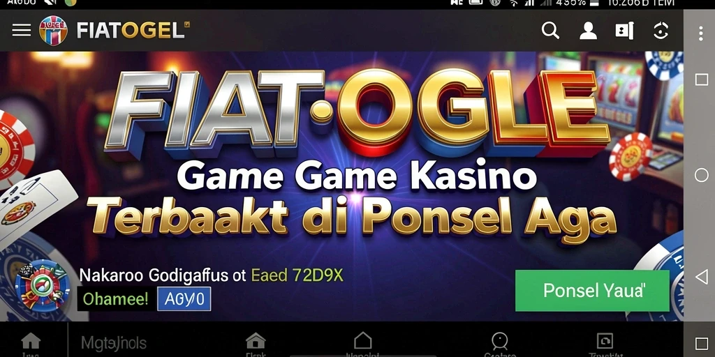 Tampilan gameplay FIATOGEL yang mendebarkan dan penuh warna.