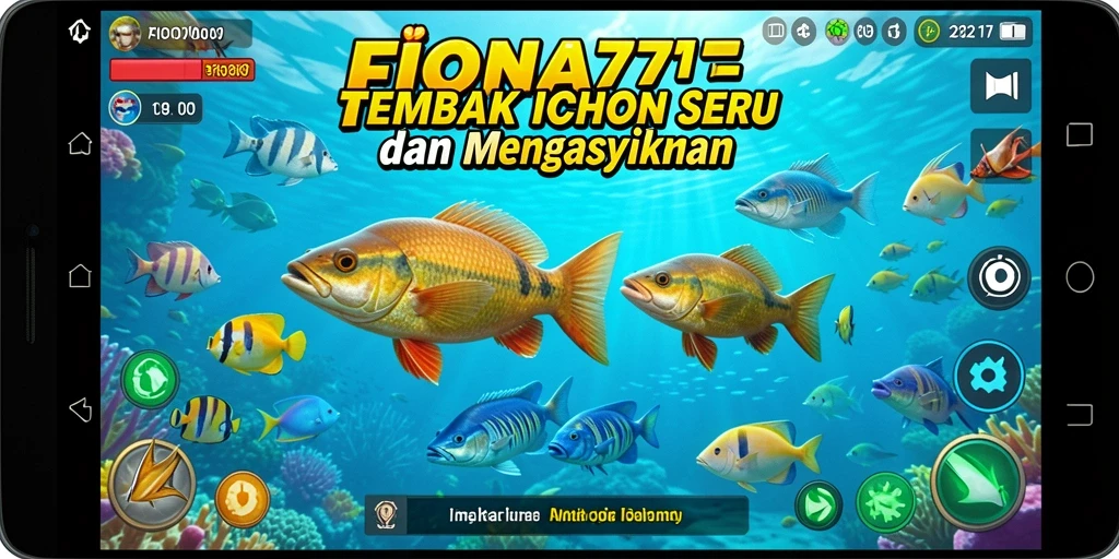 Screenshot FIONA77 menampilkan aksi Tembak Ikan yang seru dan grafis menakjubkan.