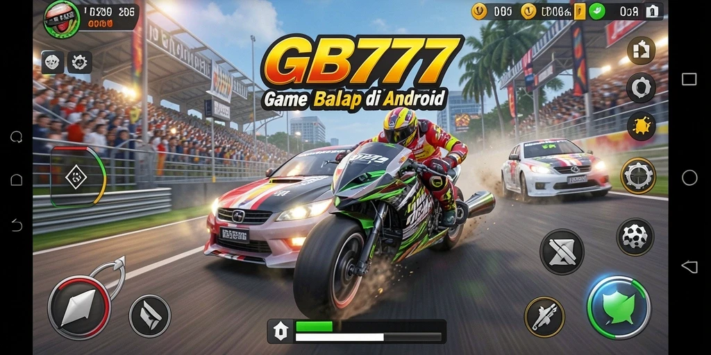 Tampilan luar biasa dari gameplay balap di GB777.