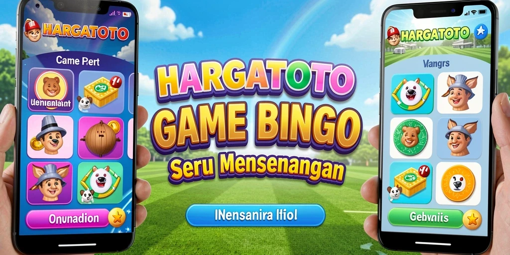 Gameplay menarik HARGATOTO dengan suasana Bingo yang seru.