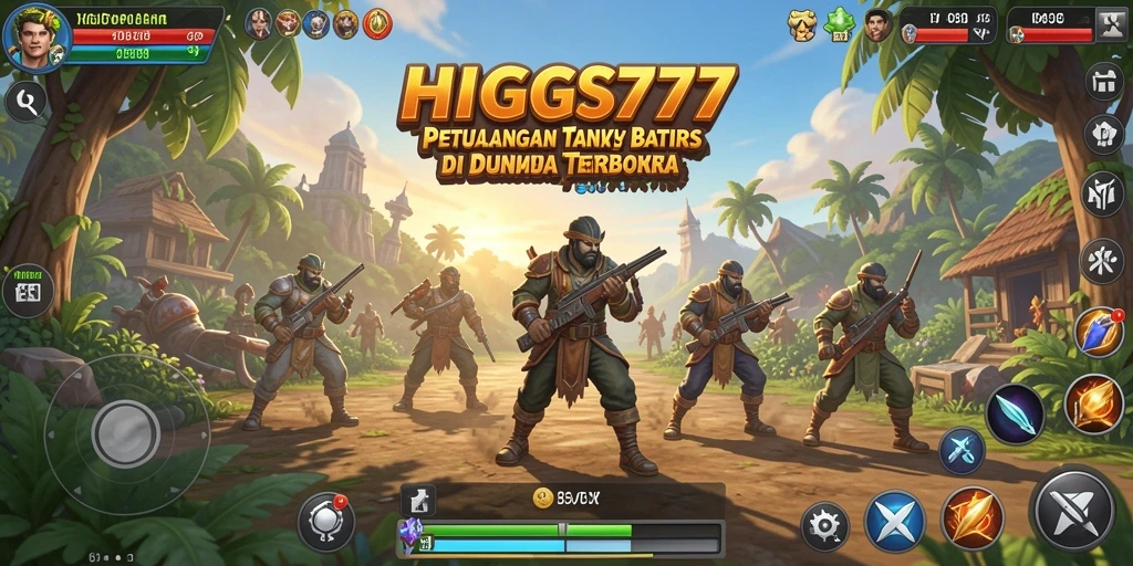 Tampilan gameplay HIGGS777 yang menakjubkan dalam dunia terbuka.