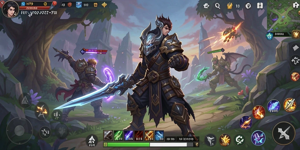Tampilan gameplay menarik dari HIT9 dengan berbagai aksi petualangan.