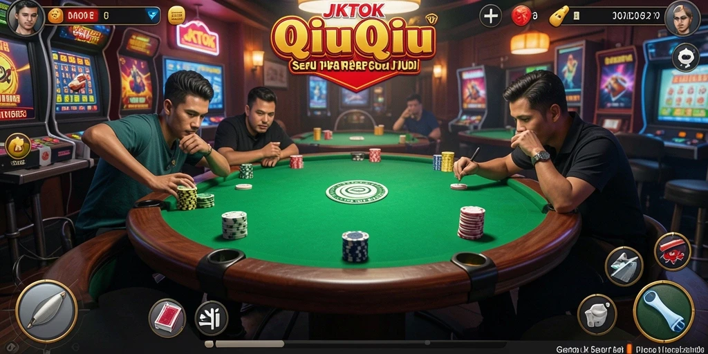 Screenshot gameplay QiuQiu yang seru dan menarik di JKTOK.