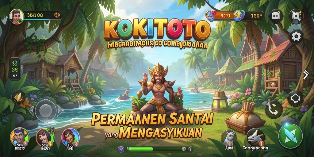Tangkap momen menyenangkan dari gameplay KOKITOTO yang cerah.