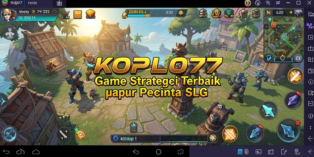 Tangkapan layar gameplay KOPLO77 yang menampilkan aksi seru permainan SLG.