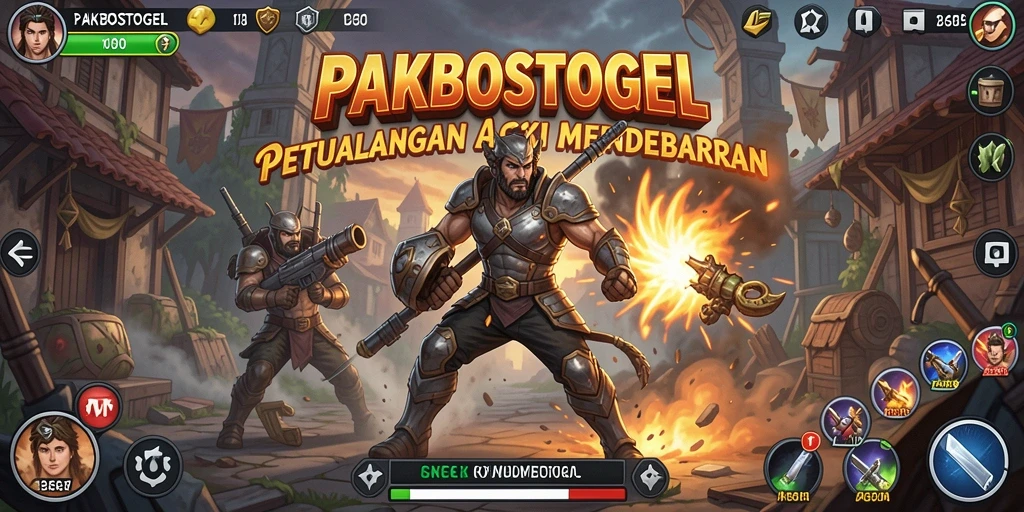 Tampilan mendebarkan gameplay PAKBOSTOGEL dengan aksi tanpa henti.