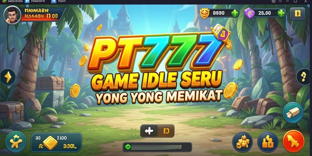 Tangkapan layar gameplay seru di PT777 yang menunjukkan kemajuan Idle.