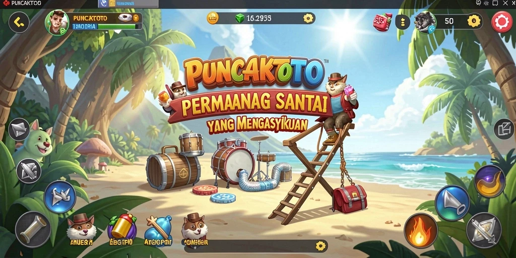 Screenshot PUNCAKTOTO yang menunjukkan gameplay seru dan menyenangkan.