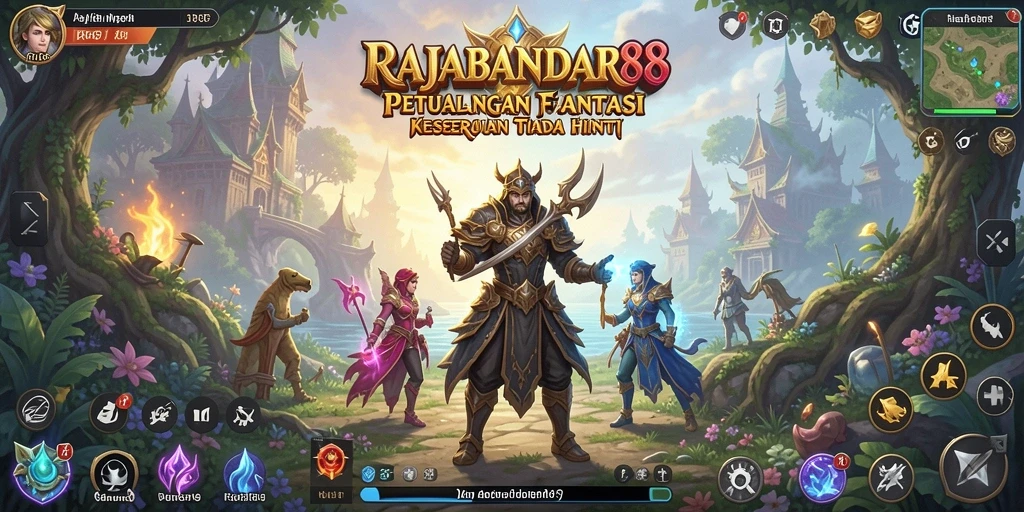 Tampilan menarik gameplay RPG dalam RAJABANDAR88 yang penuh petualangan.